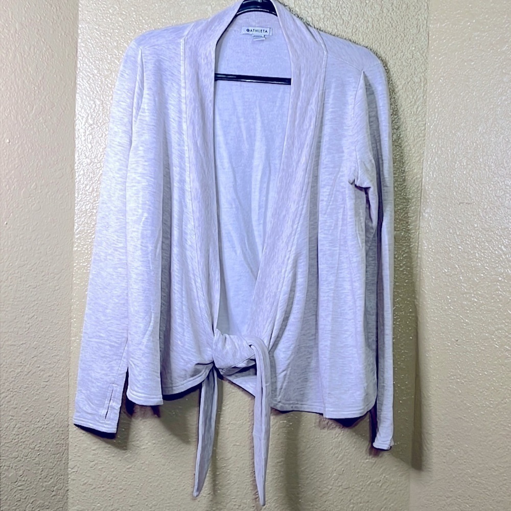 ATHLETA WRAP BLOUSE MEDIUM